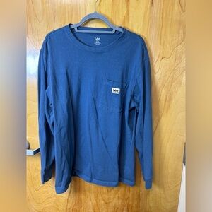 Lee Blue Long Sleeve Shirt